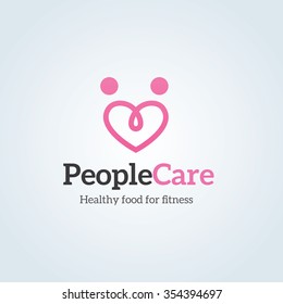 People Care Logo Template