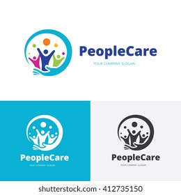 People Care Logo Template