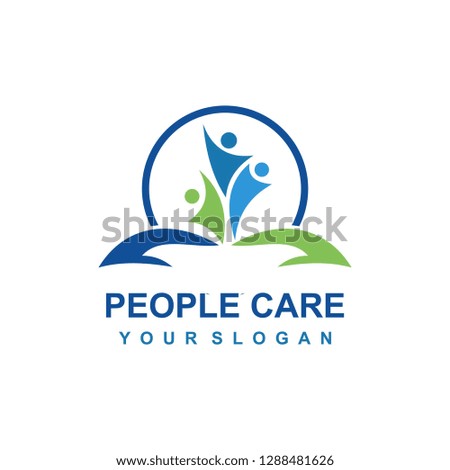 People care logo template