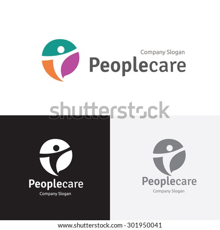 People Care Logo Template