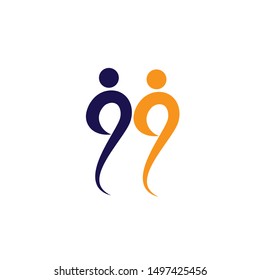 People Care Logo Template design

