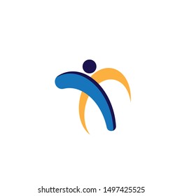 People Care Logo Template design
