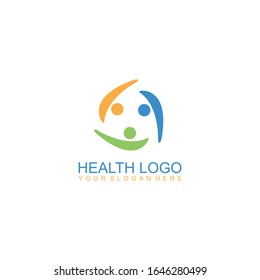 People Care Logo Template vector.