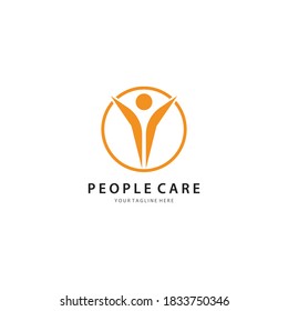 People care logo template vector icon design