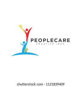 People Care Logo Vector