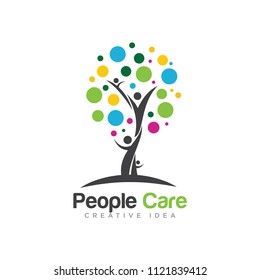 People Care Logo Vector