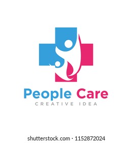 People Care Logo vector template