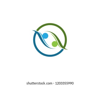 People care logo vector template