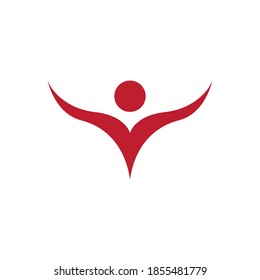 people care logo vector template