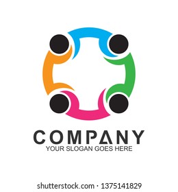 People Care Logo,World Unity,Human Community,Family Icon,Foundation Logo