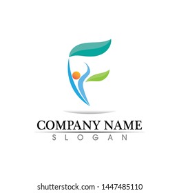 people care success health life logo and vector
