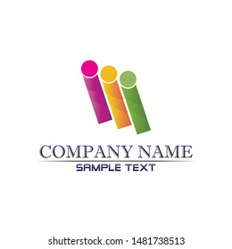 people care success health life logo template icons
