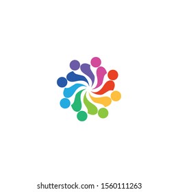 people care success health life logo template icons and community