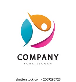People care success health life logo template