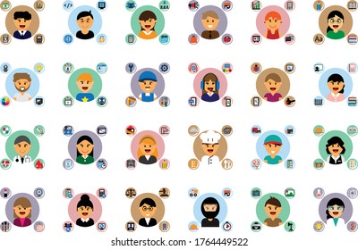 People Career Icon for Business