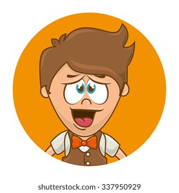 People cartoon graphic design, vector illustration eps10
