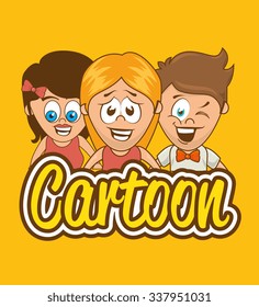 People cartoon graphic design, vector illustration eps10