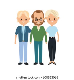 people cartoon icon