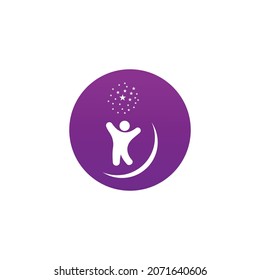 people catch star logo template