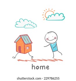 people catching home