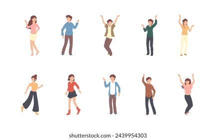 People Celebration Illustration Element Set