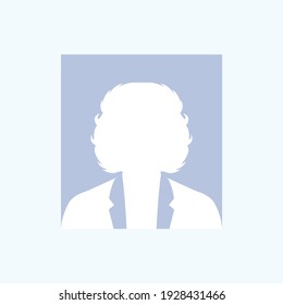 People character avatar template. Vector flat person illustration. 