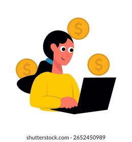 people character business flat vector illustration