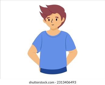 Ilustración de caracteres de personas para presentación