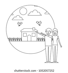 people character landscape