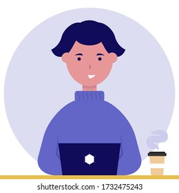 Personajes de personas rodeados de gadgets de diseño plano