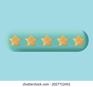 People Characters Giving Five Star Feedback. Vector customer review concepts. Reviews stars with good and bad rate and text. 3D Web Vector Illustrations.