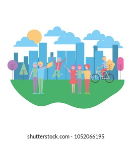 people characters landscape