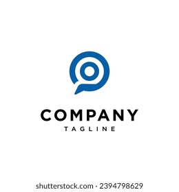 People Chat logo icon vector template.eps