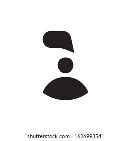 People chat logo template vector icon design