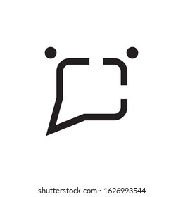 People chat logo template vector icon design