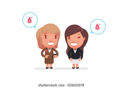 people chatting vector illustration