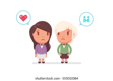 people chatting vector illustration