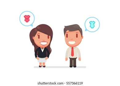 people chatting vector illustration