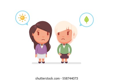 people chatting vector illustration