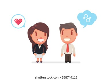 people chatting vector illustration