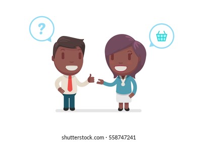 people chatting vector illustration