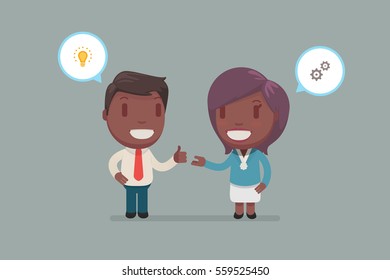 people chatting vector illustration