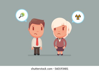 people chatting vector illustration