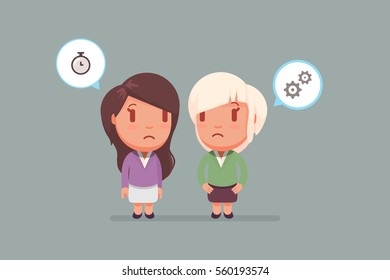 people chatting vector illustration