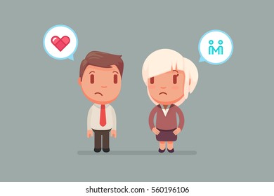 people chatting vector illustration