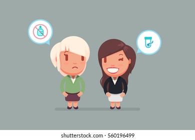 people chatting vector illustration