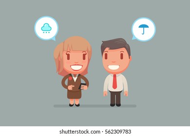 people chatting vector illustration