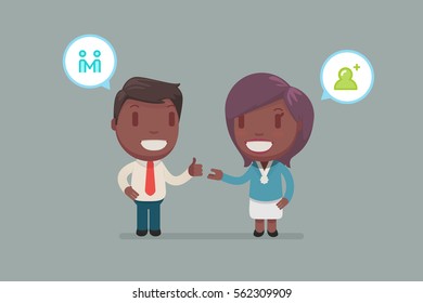 people chatting vector illustration