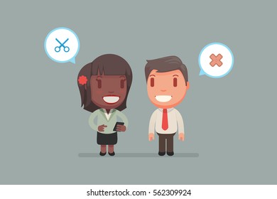 people chatting vector illustration