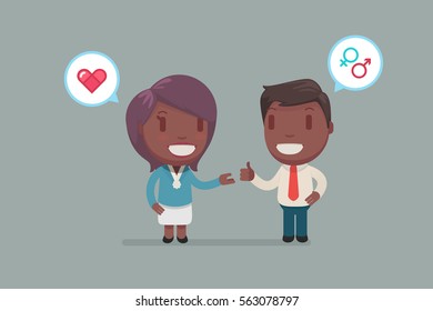 people chatting vector illustration